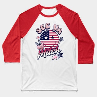 See Ya Mitch Funny Patriotic American Senator Political Baseball T-Shirt